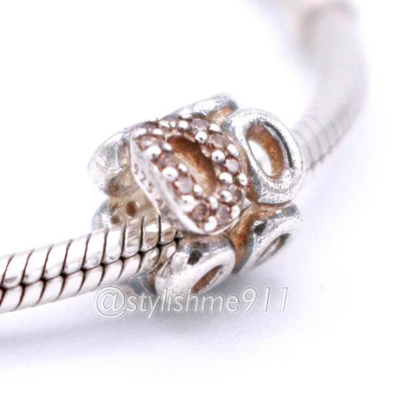 Authentic PANDORA Circle of Friends Charm - 790445CZ - Picture 2 of 12